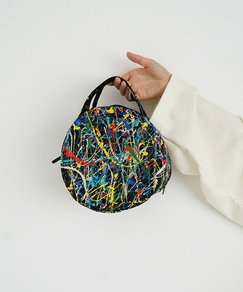 macromauro マクロマウロ.DRAM BAG S SPLASH[BLACK]