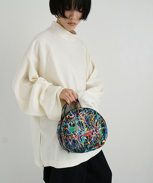 macromauro マクロマウロ.DRAM BAG S SPLASH[BLACK]