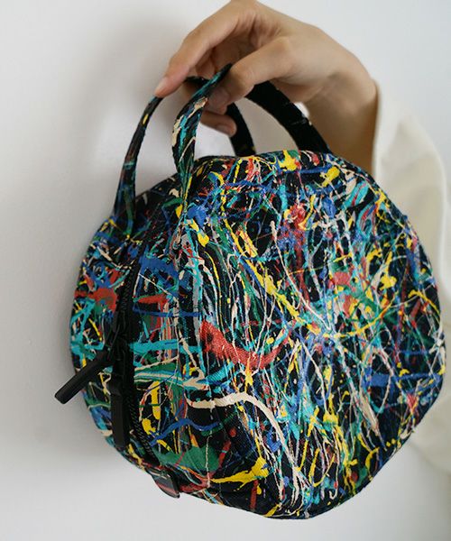 macromauro マクロマウロ.DRAM BAG S SPLASH[BLACK]