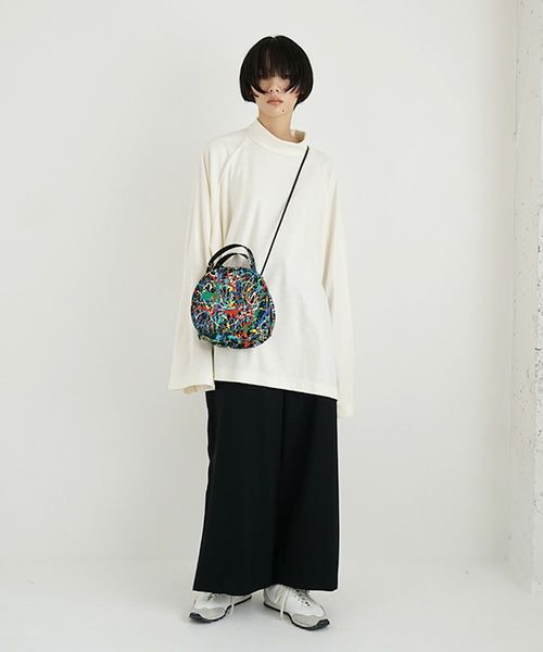 macromauro マクロマウロ.DRAM BAG S SPLASH[BLACK]