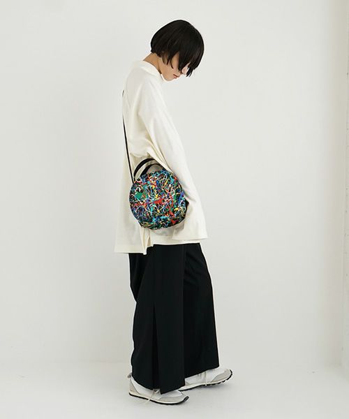 macromauro マクロマウロ.DRAM BAG S SPLASH[BLACK]