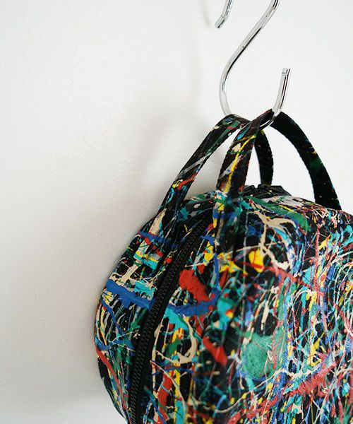 macromauro マクロマウロ.DRAM BAG S SPLASH[BLACK]