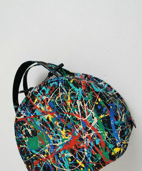 macromauro マクロマウロ.DRAM BAG S SPLASH[BLACK]