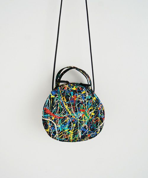 macromauro マクロマウロ.DRAM BAG S SPLASH[BLACK]