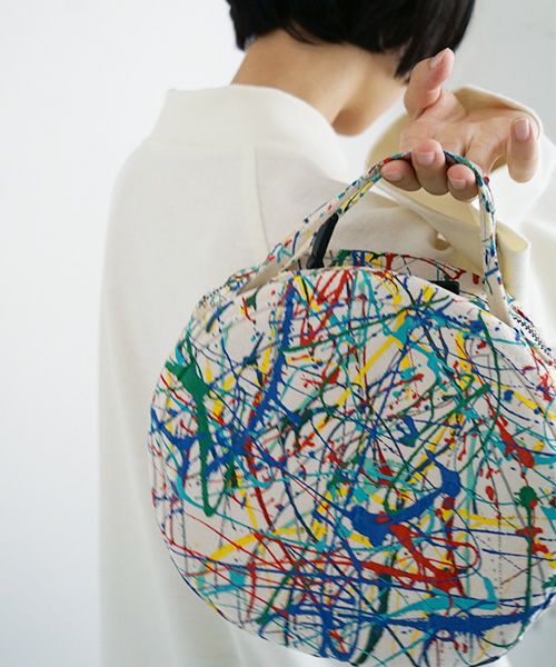 macromauro マクロマウロ.DRAM BAG S SPLASH[ECRU]