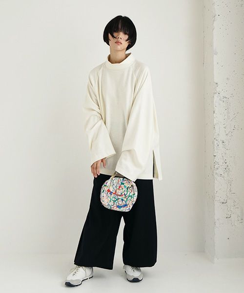 macromauro マクロマウロ.DRAM BAG S SPLASH[ECRU]