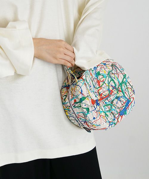 macromauro マクロマウロ.DRAM BAG S SPLASH[ECRU]