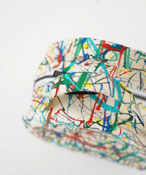 macromauro マクロマウロ.DRAM BAG S SPLASH[ECRU]