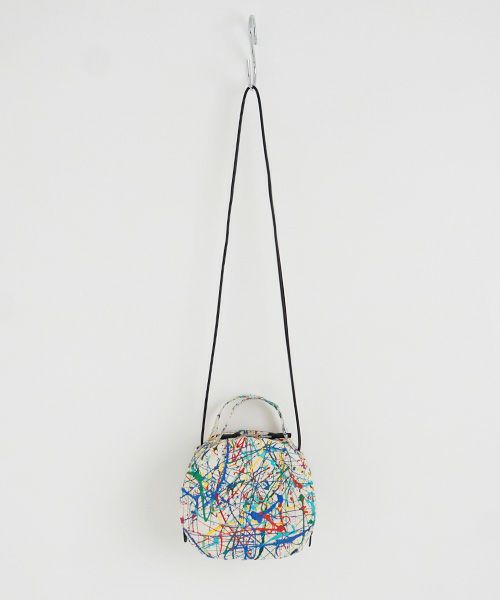 macromauro マクロマウロ.DRAM BAG S SPLASH[ECRU]