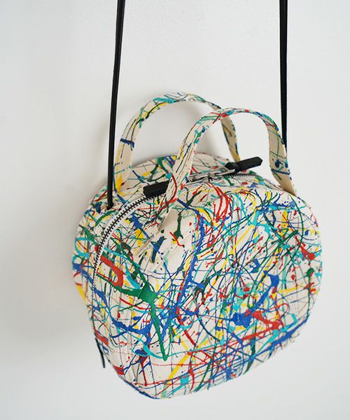 macromauro マクロマウロ.DRAM BAG S SPLASH[ECRU]