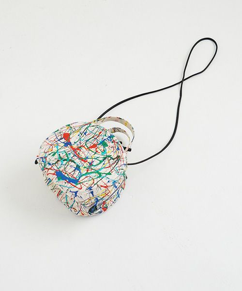 macromauro マクロマウロ.DRAM BAG S SPLASH[ECRU]