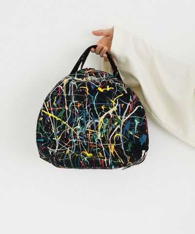 macromauro マクロマウロ.DRAM BAG M SPLASH[BLACK]_