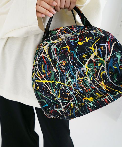 macromauro マクロマウロ.DRAM BAG M SPLASH[BLACK]_