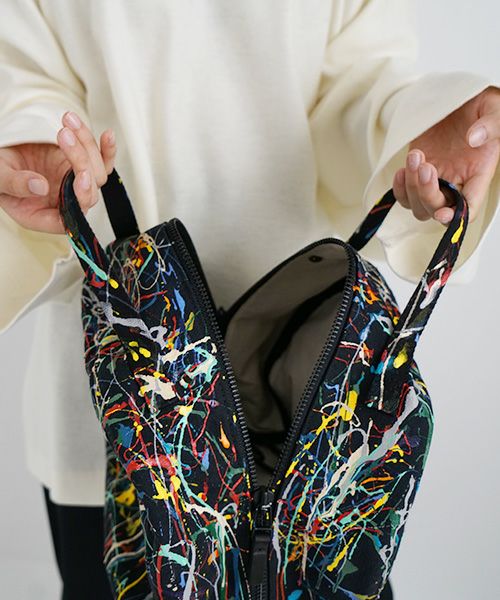 macromauro マクロマウロ.DRAM BAG M SPLASH[BLACK]_