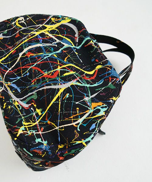 macromauro マクロマウロ.DRAM BAG M SPLASH[BLACK]_