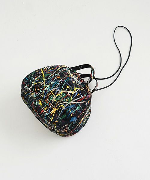 macromauro マクロマウロ.DRAM BAG M SPLASH[BLACK]_
