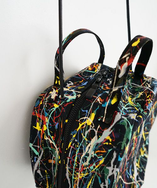 macromauro マクロマウロ.DRAM BAG M SPLASH[BLACK]_