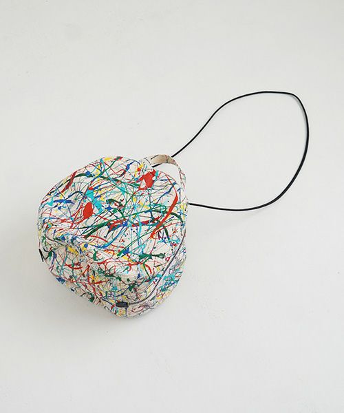 macromauro マクロマウロ.DRAM BAG M SPLASH[ECRU]