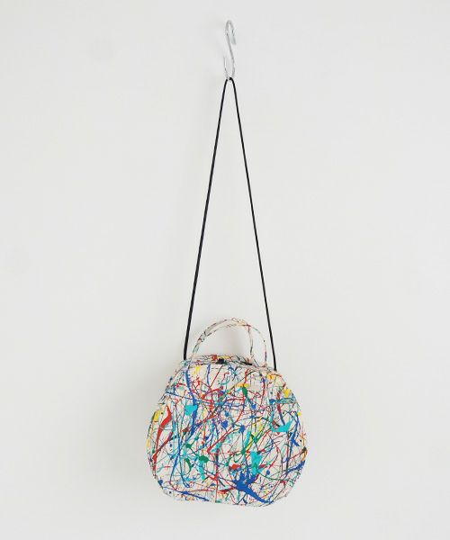 macromauro マクロマウロ.DRAM BAG M SPLASH[ECRU]