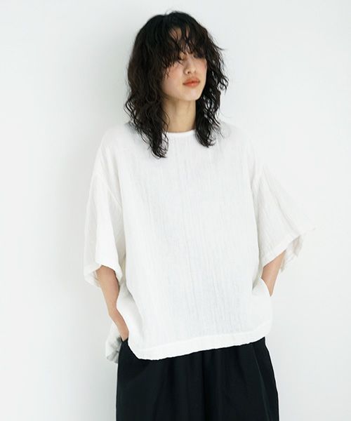 suzuki takayukiスズキタカユキpullover blouse [S221-11/nude