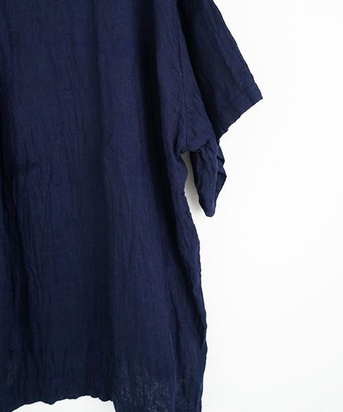 suzuki takayuki.スズキタカユキ.pullover blouse [S221-11/navy]