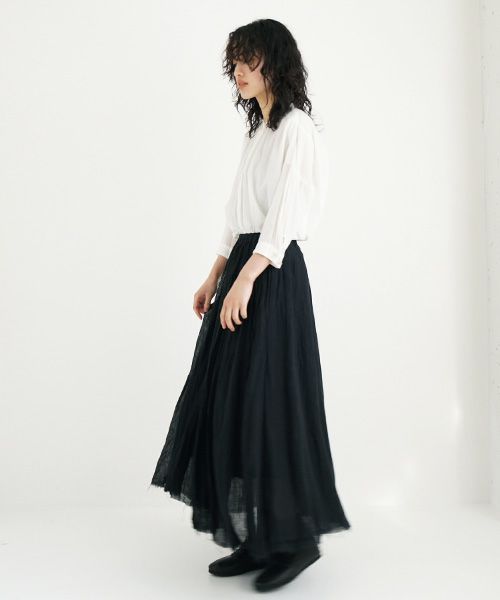 suzuki takayuki.スズキタカユキ.long skirtⅠ [S221-38/black]