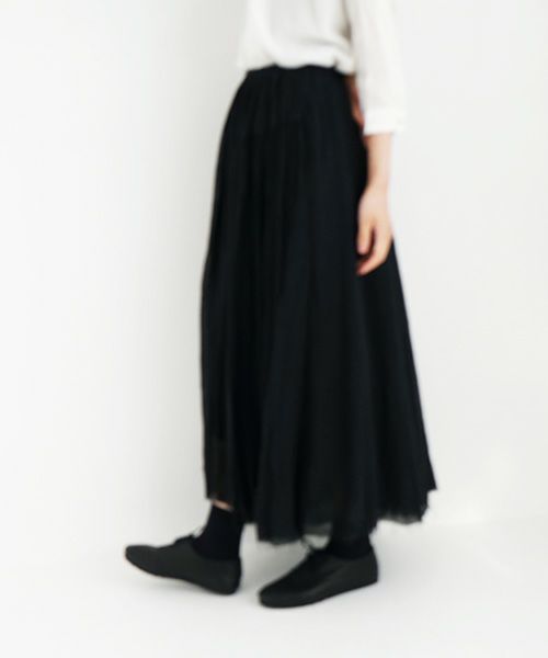 suzuki takayuki.スズキタカユキ.long skirtⅠ [S221-38/black]