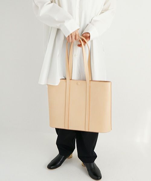 Building Block.ビルディングブロック.WIDE TOTE [Natural]