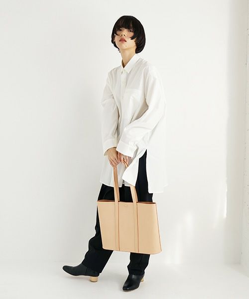 Building Block.ビルディングブロック.WIDE TOTE [Natural]