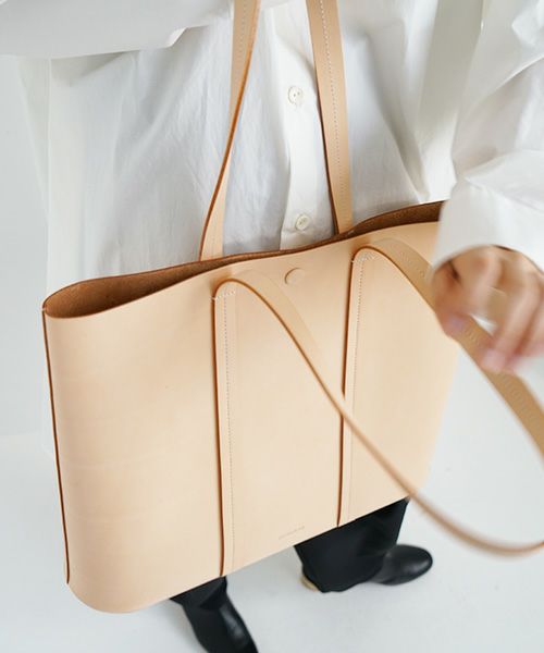 Building Block.ビルディングブロック.WIDE TOTE [Natural]