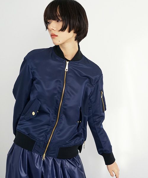 SWANLAKE スワンレイク.MA-1[JK-1302/NAVY]