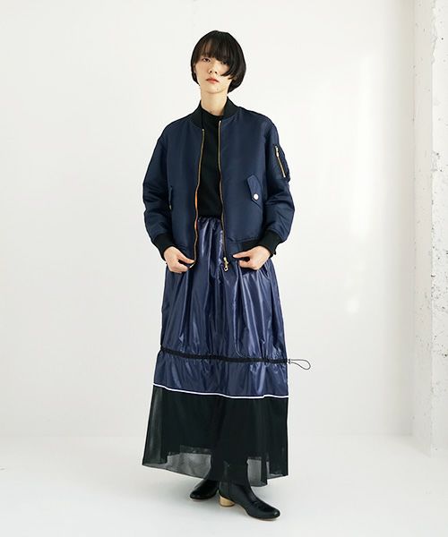 SWANLAKE スワンレイク.MA-1[JK-1302/NAVY]