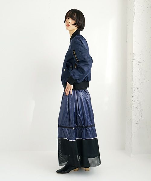 SWANLAKE スワンレイク.MA-1[JK-1302/NAVY]