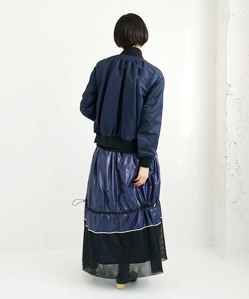 SWANLAKE スワンレイク.MA-1[JK-1302/NAVY]