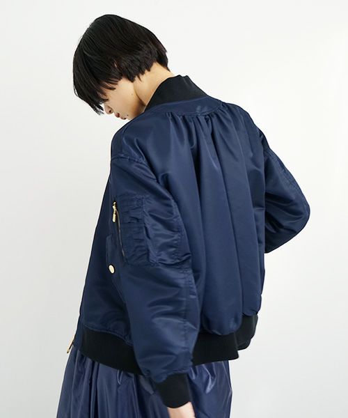 SWANLAKE スワンレイク.MA-1[JK-1302/NAVY]