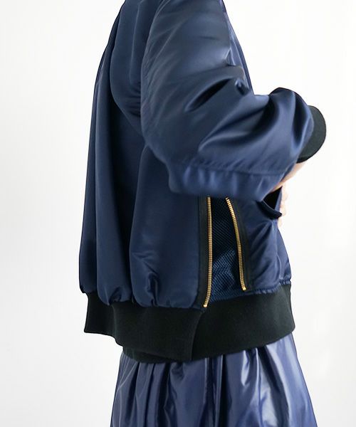 SWANLAKE スワンレイク.MA-1[JK-1302/NAVY]