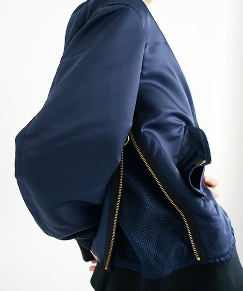 SWANLAKE スワンレイク.MA-1[JK-1302/NAVY]