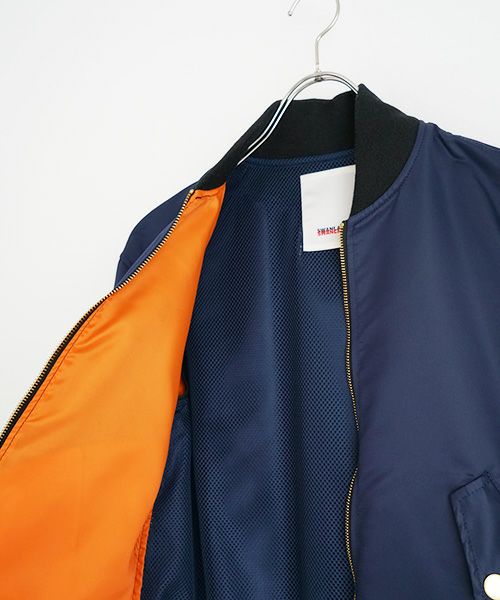 SWANLAKE スワンレイク.MA-1[JK-1302/NAVY]