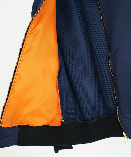 SWANLAKE スワンレイク.MA-1[JK-1302/NAVY]