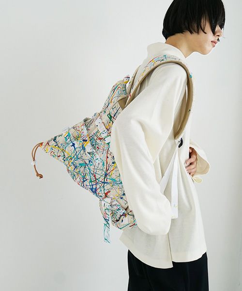 macromauro マクロマウロ.KAOS SMALL SPLASH[ECRU]_