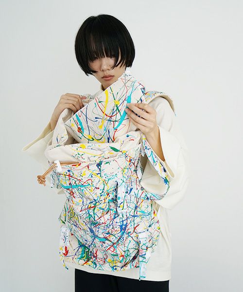 macromauro マクロマウロ.KAOS SMALL SPLASH[ECRU]_
