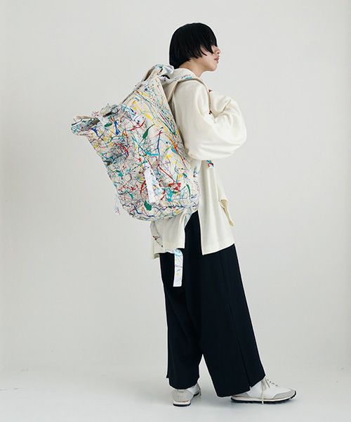 macromauro マクロマウロ.KAOS SPLASH[ECRU]_