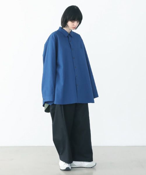 VUy.ヴウワイ.two slit shirt vuy-a22-s01[BLUE]_