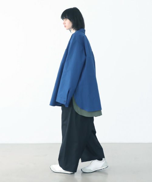 VUy.ヴウワイ.two slit shirt vuy-a22-s01[BLUE]_