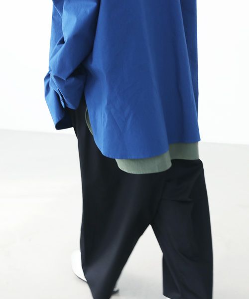 VUy.ヴウワイ.two slit shirt vuy-a22-s01[BLUE]_
