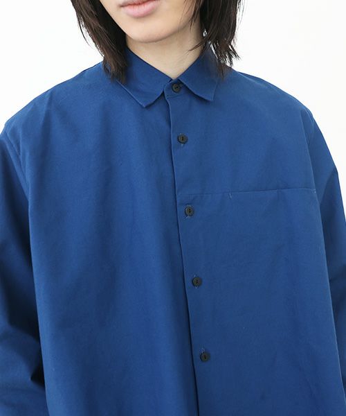VUy.ヴウワイ.two slit shirt vuy-a22-s01[BLUE]_