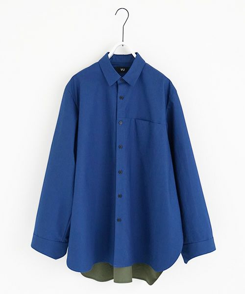 VUy.ヴウワイ.two slit shirt vuy-a22-s01[BLUE]_