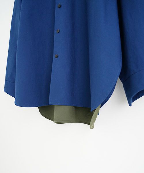 VUy.ヴウワイ.two slit shirt vuy-a22-s01[BLUE]_