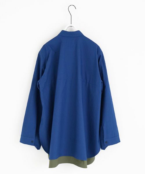 VUy.ヴウワイ.two slit shirt vuy-a22-s01[BLUE]_