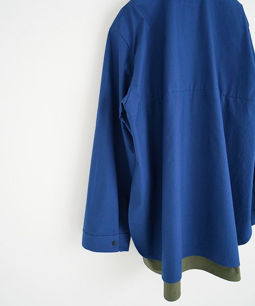 VUy.ヴウワイ.two slit shirt vuy-a22-s01[BLUE]_